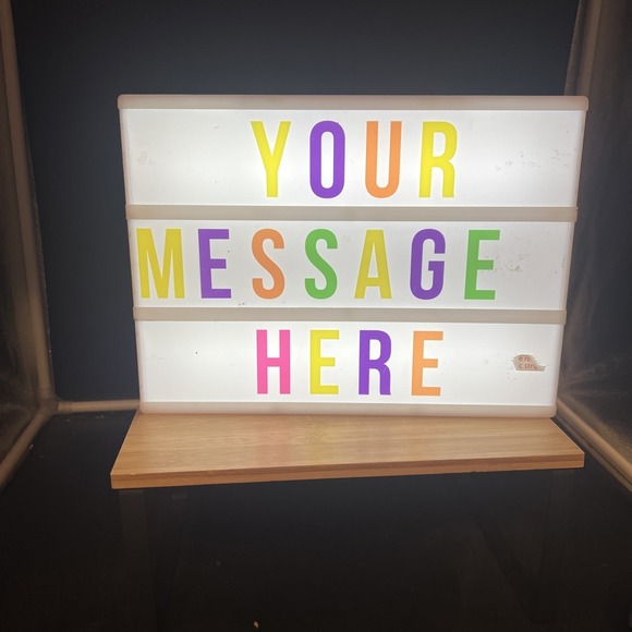 Target Light Up Message Box With Letters Works! - Picture 2 of 11